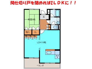 松阪駅 徒歩9分 1階の物件間取画像